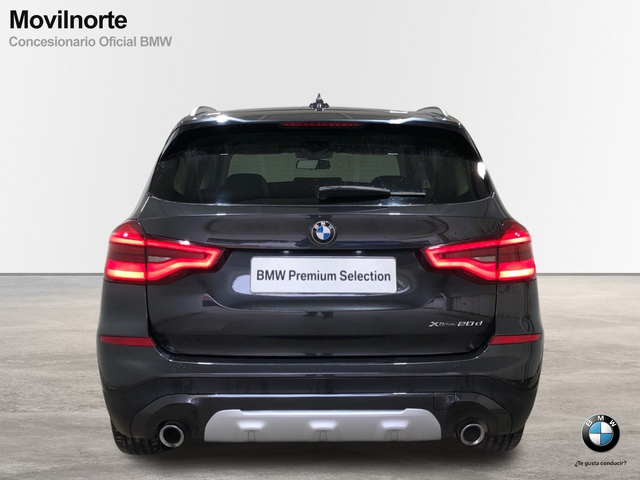 BMW X3 xDrive20d color Gris. Año 2019. 140KW(190CV). Diésel. En concesionario Movilnorte Las Rozas de Madrid