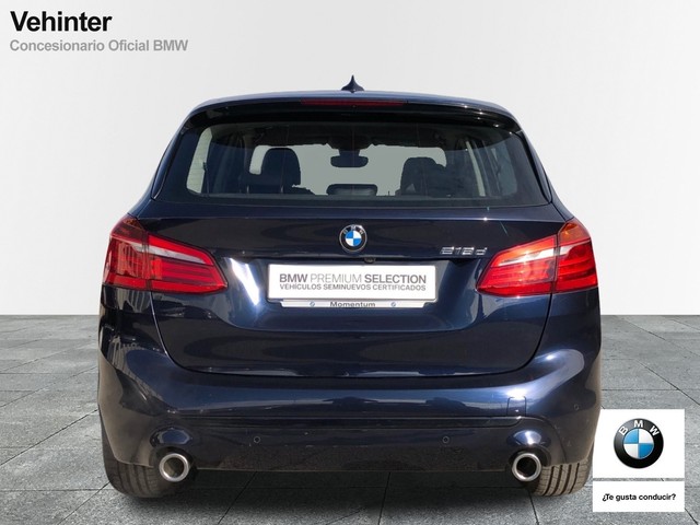 BMW Serie 2 218d Active Tourer color Azul. Año 2020. 110KW(150CV). Diésel. En concesionario Vehinter Getafe de Madrid