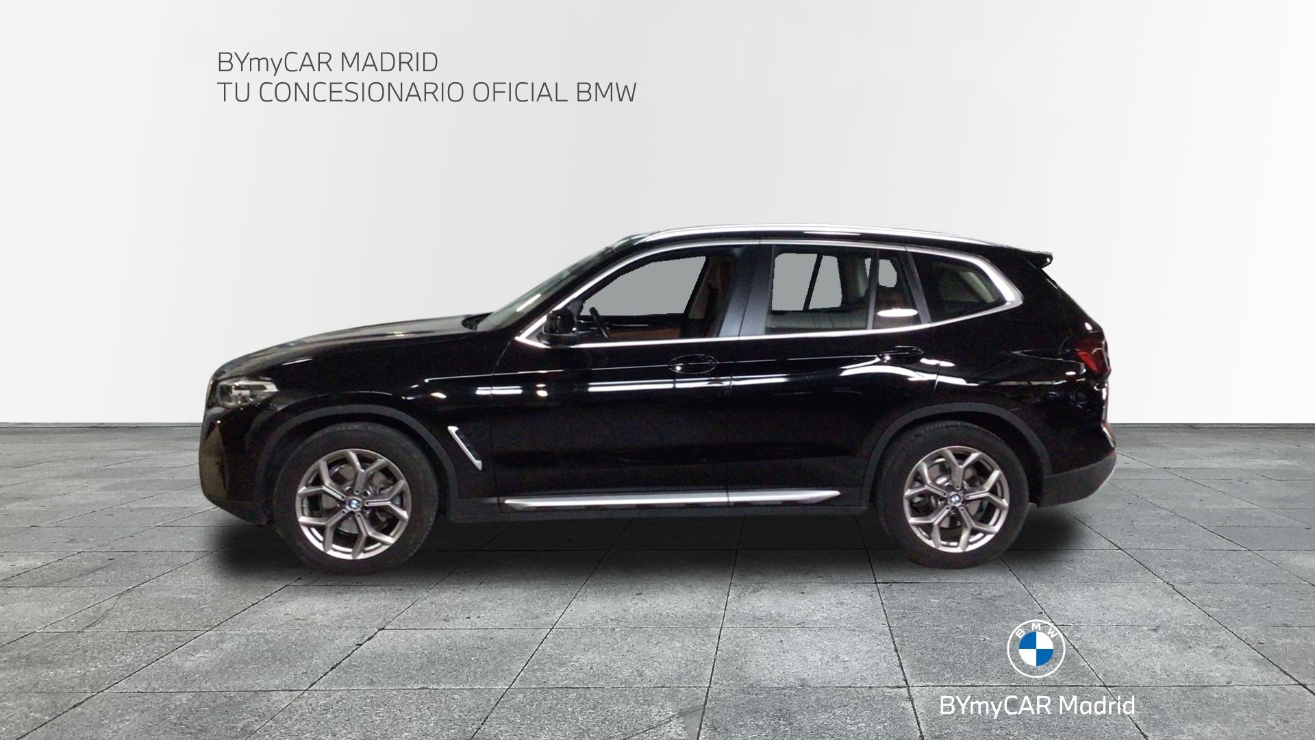 BMW X3 xDrive20d color Negro. Año 2022. 140KW(190CV). Diésel. En concesionario BYmyCAR Madrid - Alcalá de Madrid