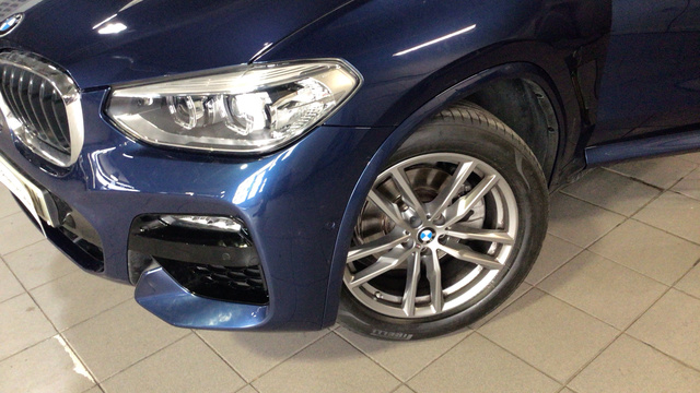 BMW X4 xDrive20d color Azul. Año 2020. 140KW(190CV). Diésel. En concesionario BYmyCAR Madrid - Alcalá de Madrid
