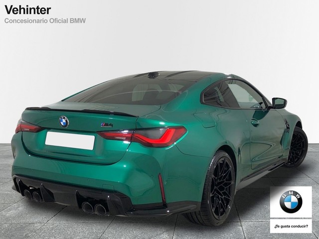 BMW M M4 Coupe Competition color Verde. Año 2023. 375KW(510CV). Gasolina. En concesionario Vehinter Getafe de Madrid