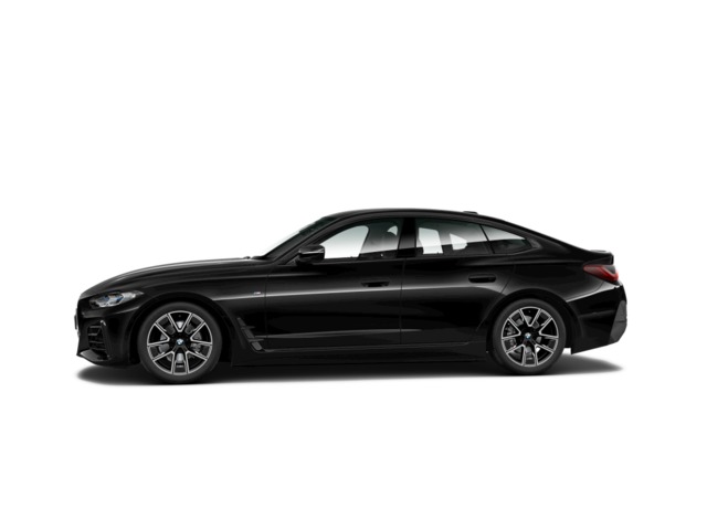 BMW Serie 4 420d Gran Coupe color Negro. Año 2023. 140KW(190CV). Diésel. En concesionario BYmyCAR Madrid - Alcalá de Madrid