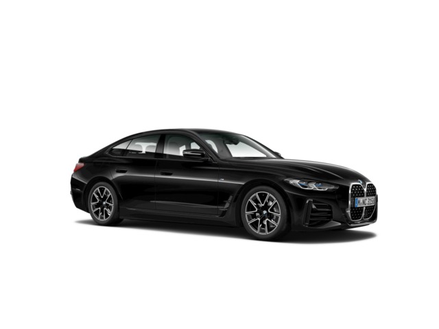 BMW Serie 4 420d Gran Coupe color Negro. Año 2023. 140KW(190CV). Diésel. En concesionario BYmyCAR Madrid - Alcalá de Madrid