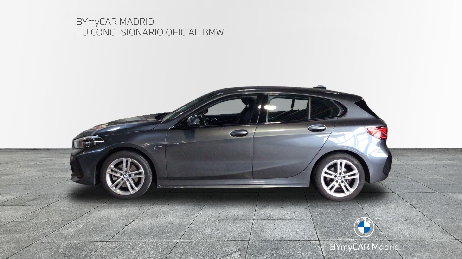 BMW Serie 1 116d color Gris. Año 2020. 85KW(116CV). Diésel. En concesionario BYmyCAR Madrid - Alcalá de Madrid