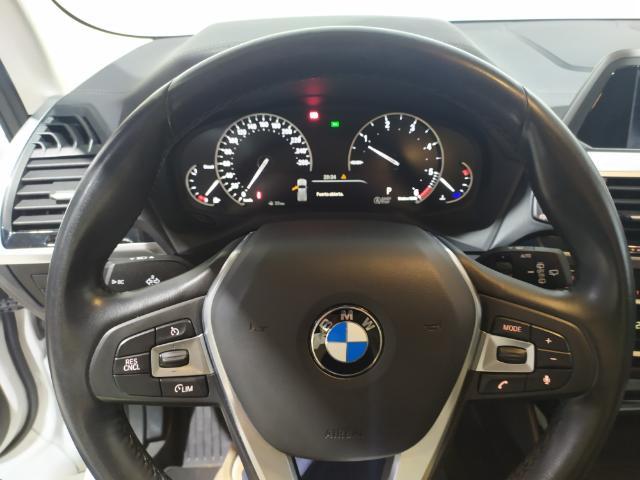 BMW X3 sDrive18d color Blanco. Año 2019. 110KW(150CV). Diésel. En concesionario Hispamovil Elche de Alicante