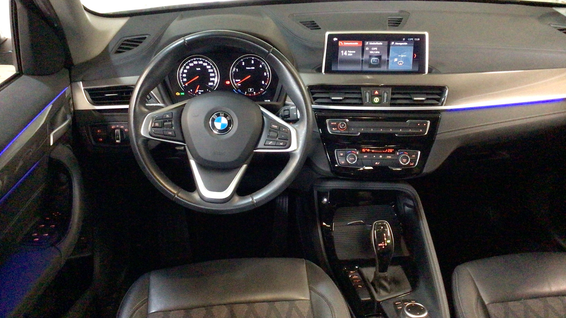 BMW X1 sDrive18d color Negro. Año 2019. 110KW(150CV). Diésel. En concesionario BYmyCAR Madrid - Alcalá de Madrid