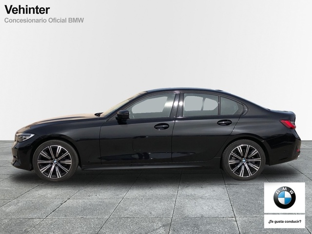 BMW Serie 3 320d color Negro. Año 2020. 140KW(190CV). Diésel. En concesionario Vehinter Alcorcón de Madrid