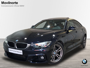Fotos de BMW Serie 4 420d Gran Coupe color Negro. Año 2019. 140KW(190CV). Diésel. En concesionario Movilnorte Las Rozas de Madrid