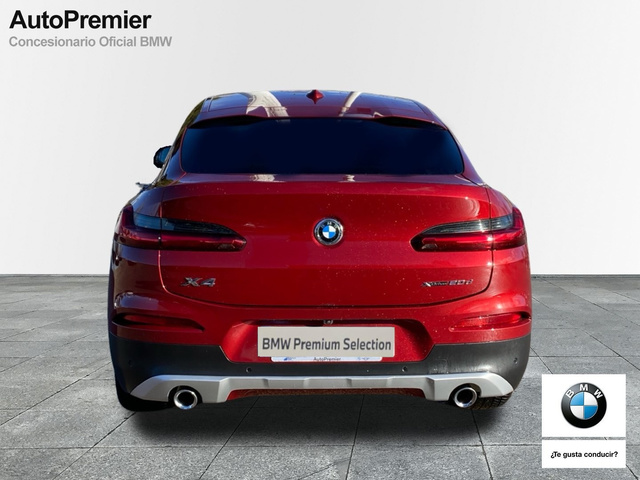 BMW X4 xDrive20d color Rojo. Año 2020. 140KW(190CV). Diésel. En concesionario Auto Premier, S.A. - MADRID de Madrid