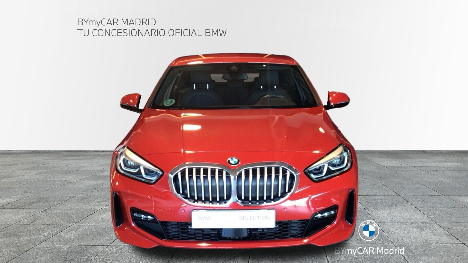 BMW Serie 1 116d color Rojo. Año 2021. 85KW(116CV). Diésel. En concesionario BYmyCAR Madrid - Alcalá de Madrid