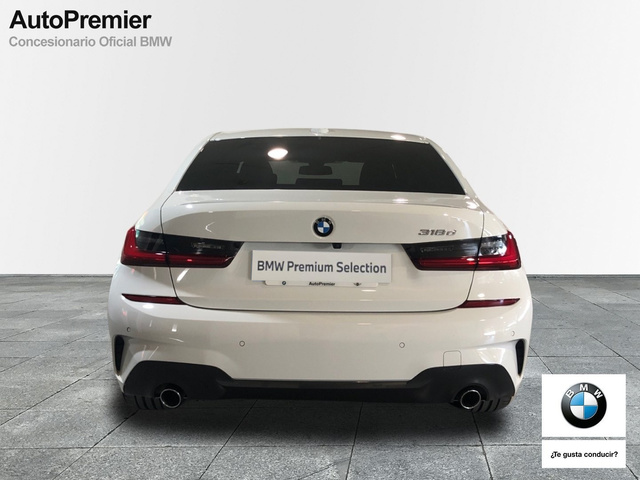 BMW Serie 3 318d color Blanco. Año 2020. 110KW(150CV). Diésel. En concesionario Auto Premier, S.A. - MADRID de Madrid