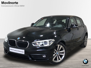 Fotos de BMW Serie 1 118i color Negro. Año 2018. 100KW(136CV). Gasolina. En concesionario Movilnorte Las Rozas de Madrid