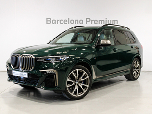 Fotos de BMW X7 M50i color Verde. Año 2021. 390KW(530CV). Gasolina. En concesionario Barcelona Premium -- GRAN VIA de Barcelona