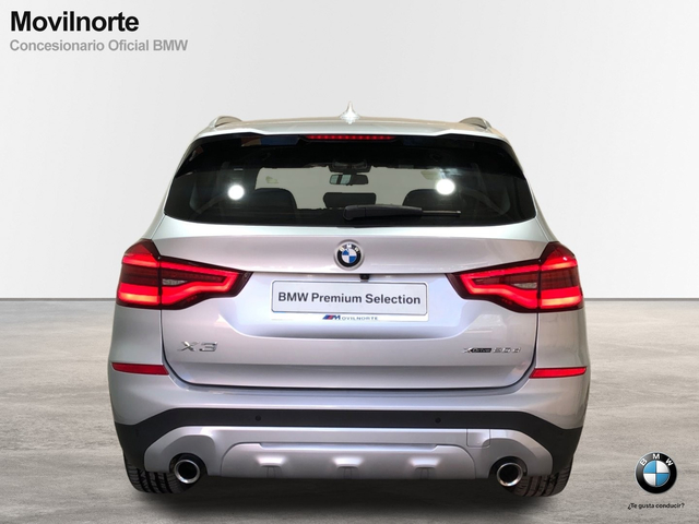 BMW X3 xDrive20d color Gris Plata. Año 2019. 140KW(190CV). Diésel. En concesionario Movilnorte Las Rozas de Madrid