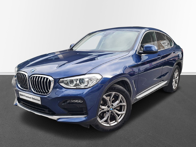 BMW X4 xDrive20d color Azul. Año 2021. 140KW(190CV). Diésel. En concesionario Murcia Premium S.L. AV DEL ROCIO de Murcia