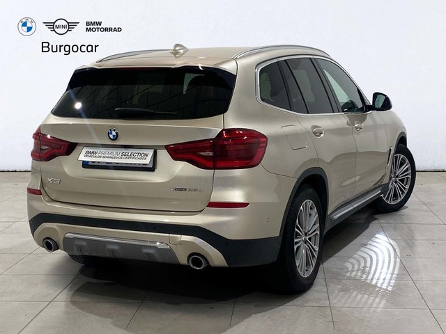 BMW X3 xDrive25d color Beige. Año 2019. 170KW(231CV). Diésel. En concesionario Burgocar (Bmw y Mini) de Burgos