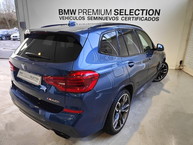 BMW X3 M40i color Azul. Año 2020. 260KW(354CV). Gasolina. En concesionario Lurauto - Gipuzkoa de Guipuzcoa