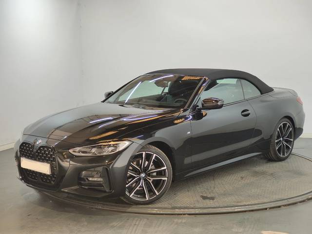 BMW Serie 4 420i Cabrio color Negro. Año 2024. 135KW(184CV). Gasolina. En concesionario Proa Premium Palma de Baleares
