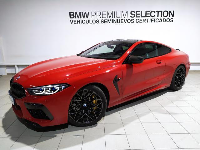 BMW M M8 Coupe color Rojo. Año 2021. 460KW(625CV). Gasolina. En concesionario Hispamovil Elche de Alicante