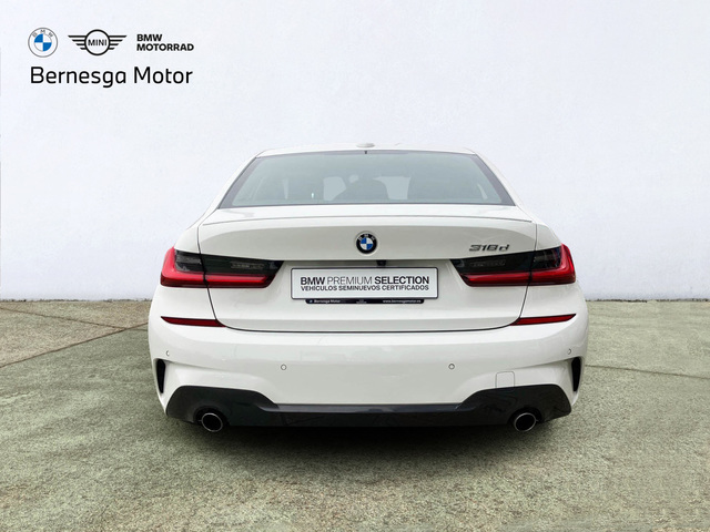 BMW Serie 3 318d color Blanco. Año 2020. 110KW(150CV). Diésel. En concesionario Bernesga Motor León (Bmw y Mini) de León