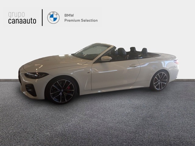 BMW Serie 4 420i Cabrio color Blanco. Año 2022. 135KW(184CV). Gasolina. En concesionario CANAAUTO - TACO de Sta. C. Tenerife