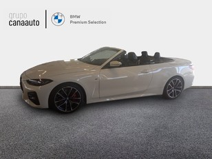 Fotos de BMW Serie 4 420i Cabrio color Blanco. Año 2022. 135KW(184CV). Gasolina. En concesionario CANAAUTO - TACO de Sta. C. Tenerife