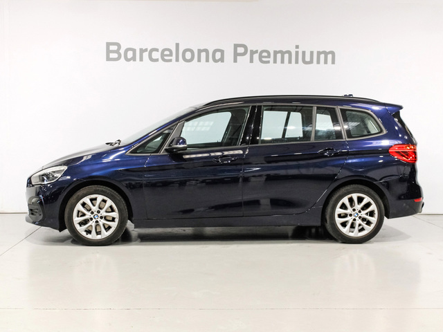 BMW Serie 2 218d Gran Tourer color Azul. Año 2020. 110KW(150CV). Diésel. En concesionario Barcelona Premium -- GRAN VIA de Barcelona