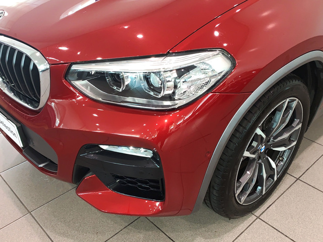 BMW X4 xDrive20d color Rojo. Año 2019. 140KW(190CV). Diésel. En concesionario Celtamotor Lalín de Pontevedra