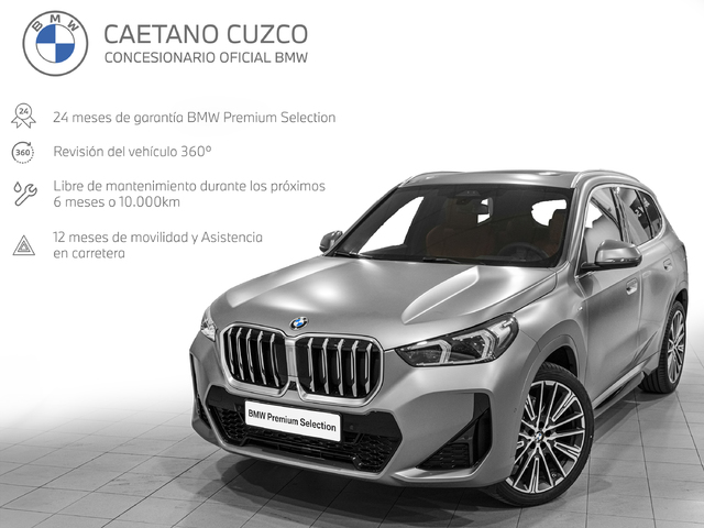 BMW X1 sDrive20i color Gris. Año 2024. 125KW(170CV). Gasolina. En concesionario Caetano Cuzco Raimundo Fernandez Villaverde, 45 de Madrid