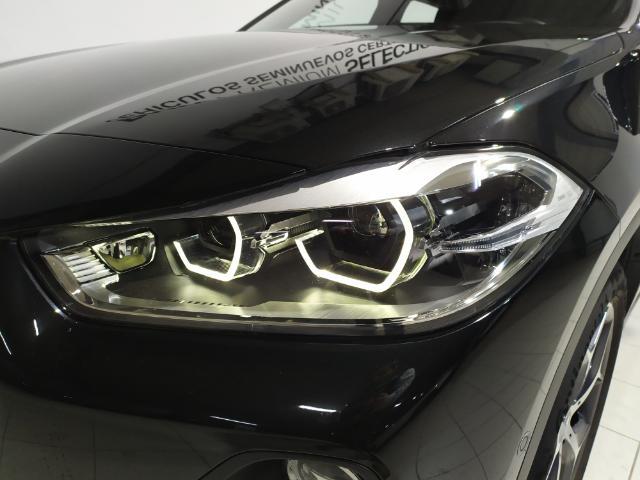 BMW X2 sDrive18i color Negro. Año 2019. 103KW(140CV). Gasolina. En concesionario Hispamovil Elche de Alicante