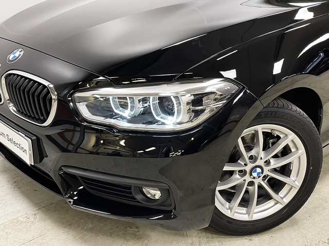 BMW Serie 1 116d color Negro. Año 2019. 85KW(116CV). Diésel. En concesionario Maberauto de Castellón