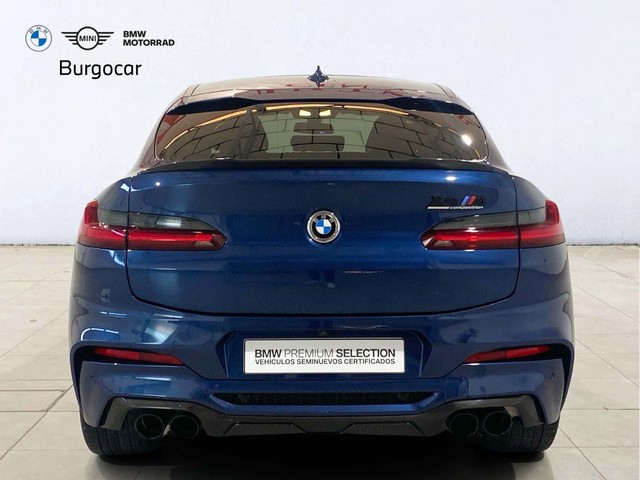 BMW M X4 M Competition color Azul. Año 2021. 375KW(510CV). Gasolina. En concesionario Burgocar (Bmw y Mini) de Burgos