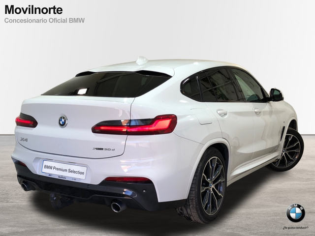 BMW X4 xDrive30d color Blanco. Año 2021. 210KW(286CV). Diésel. En concesionario Movilnorte Las Rozas de Madrid
