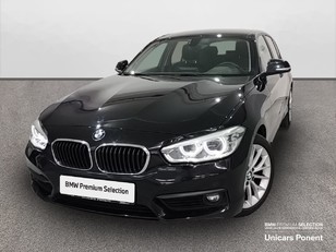 Fotos de BMW Serie 1 118d color Negro. Año 2018. 110KW(150CV). Diésel. En concesionario Unicars Ponent de Lleida