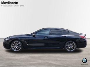 Fotos de BMW Serie 8 M850i Gran Coupe color Negro. Año 2021. 390KW(530CV). Gasolina. En concesionario Movilnorte El Plantio de Madrid