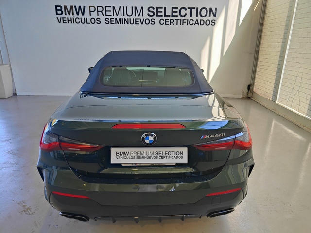 BMW Serie 4 M440i Cabrio color Azul. Año 2024. 275KW(374CV). Gasolina. En concesionario Lurauto Gipuzkoa de Guipuzcoa