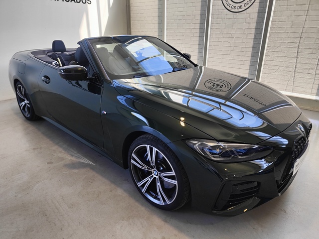 BMW Serie 4 M440i Cabrio color Azul. Año 2024. 275KW(374CV). Gasolina. En concesionario Lurauto Gipuzkoa de Guipuzcoa