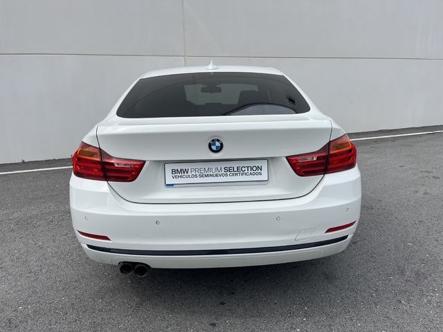 BMW Serie 4 420d Gran Coupe color Blanco. Año 2016. 140KW(190CV). Diésel. En concesionario Novomóvil Oleiros de Coruña