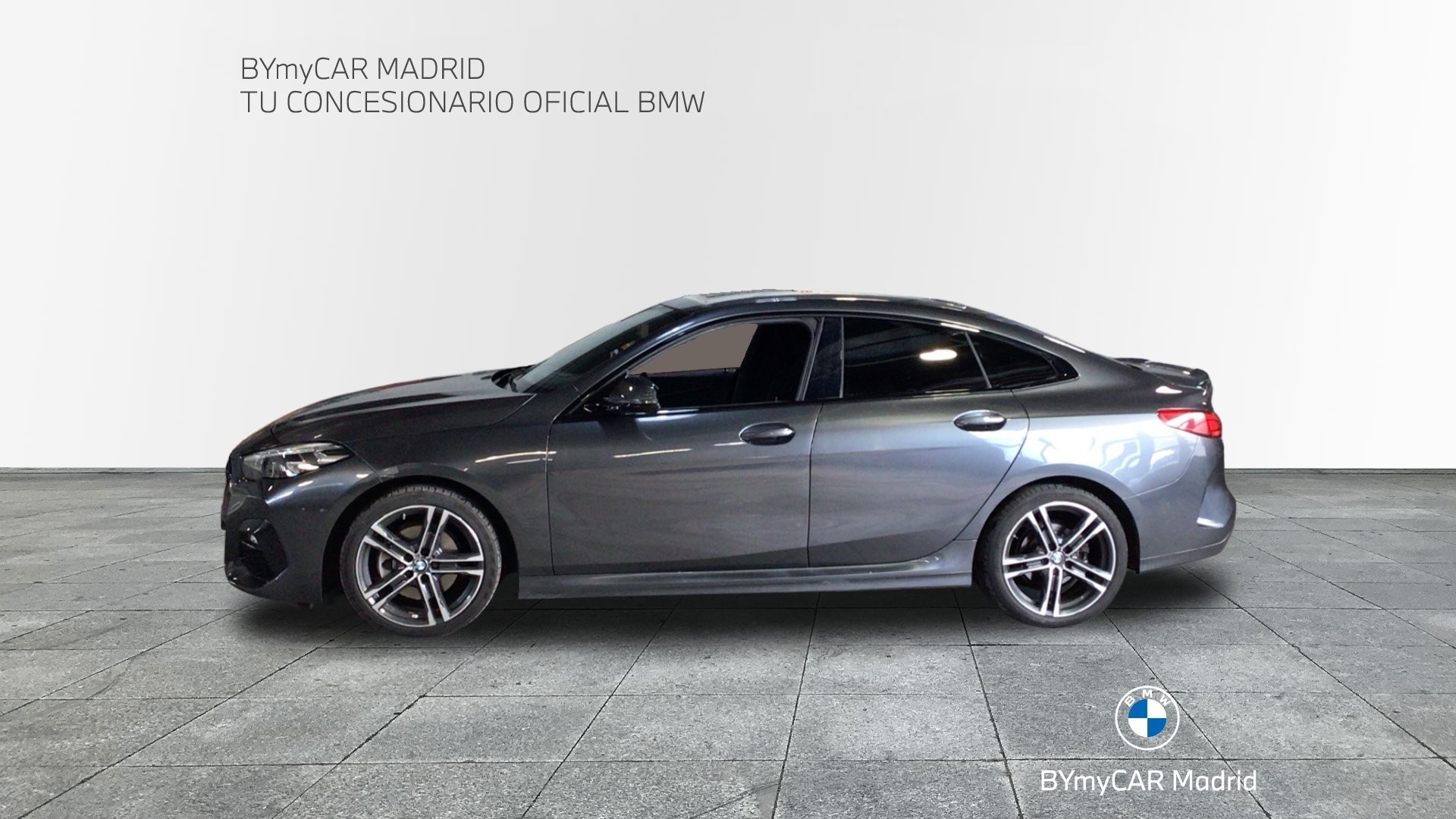 BMW Serie 2 218d Gran Coupe color Gris. Año 2020. 110KW(150CV). Diésel. En concesionario BYmyCAR Madrid - Alcalá de Madrid