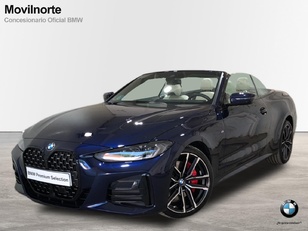 Fotos de BMW Serie 4 M440i Cabrio color Azul. Año 2024. 275KW(374CV). Gasolina. En concesionario Movilnorte El Plantio de Madrid