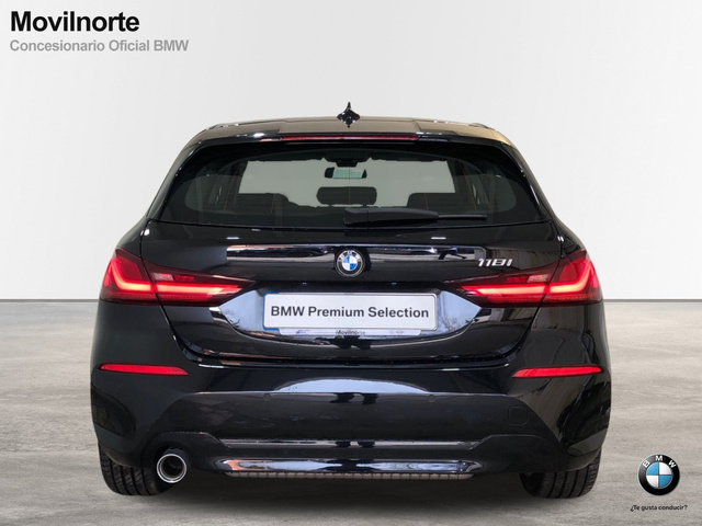 BMW Serie 1 118i color Negro. Año 2020. 103KW(140CV). Gasolina. En concesionario Movilnorte Las Rozas de Madrid