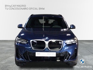 Fotos de BMW iX3 M Sport color Azul. Año 2024. 210KW(286CV). Eléctrico. En concesionario BYmyCAR Madrid - Alcalá de Madrid