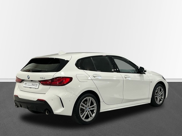BMW Serie 1 118d color Blanco. Año 2023. 110KW(150CV). Diésel. En concesionario Engasa S.A. de Valencia