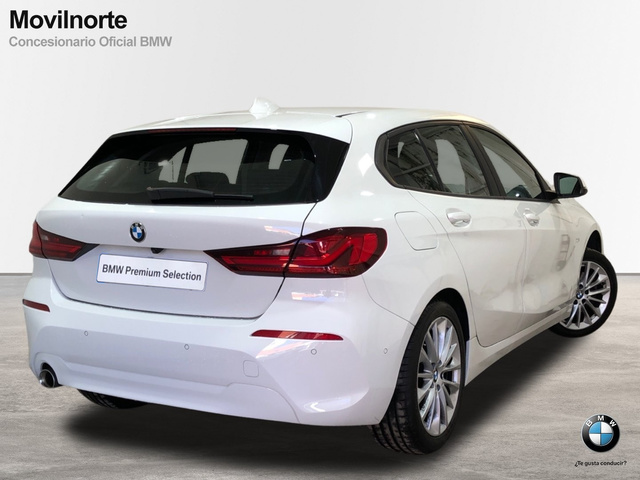 BMW Serie 1 118i color Blanco. Año 2019. 103KW(140CV). Gasolina. En concesionario Movilnorte El Plantio de Madrid