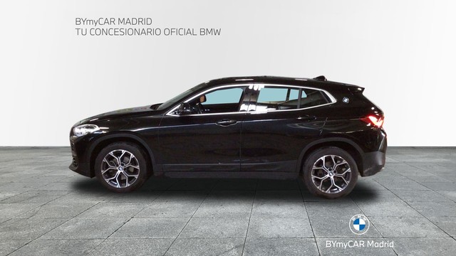 BMW X2 sDrive18d color Negro. Año 2021. 110KW(150CV). Diésel. En concesionario BYmyCAR Madrid - Alcalá de Madrid