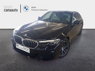 Fotos de BMW Serie 5 520d color Negro. Año 2021. 140KW(190CV). Diésel. En concesionario CANAAUTO - TACO de Sta. C. Tenerife