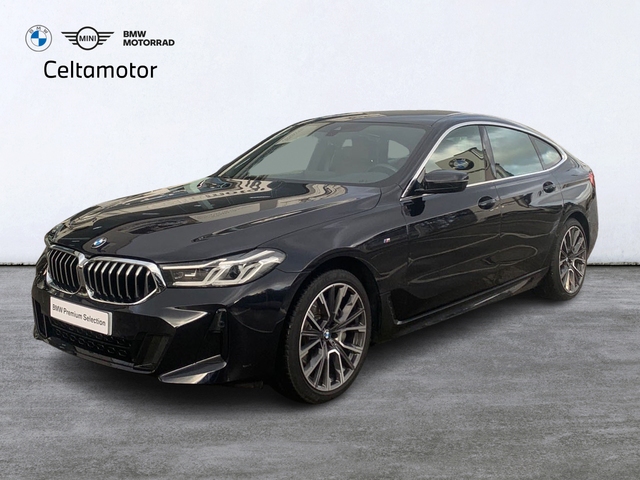 BMW Serie 6 630d Gran Turismo color Negro. Año 2022. 210KW(286CV). Diésel. En concesionario Celtamotor Caldas Reis de Pontevedra
