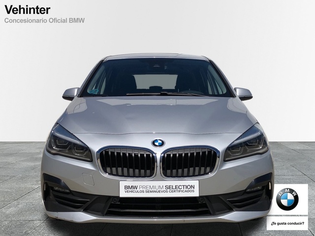 BMW Serie 2 216d Gran Tourer color Gris Plata. Año 2020. 85KW(116CV). Diésel. En concesionario Vehinter Getafe de Madrid