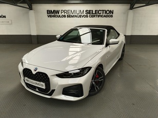 Fotos de BMW Serie 4 420d Cabrio color Blanco. Año 2023. 140KW(190CV). Diésel. En concesionario Autoberón de La Rioja