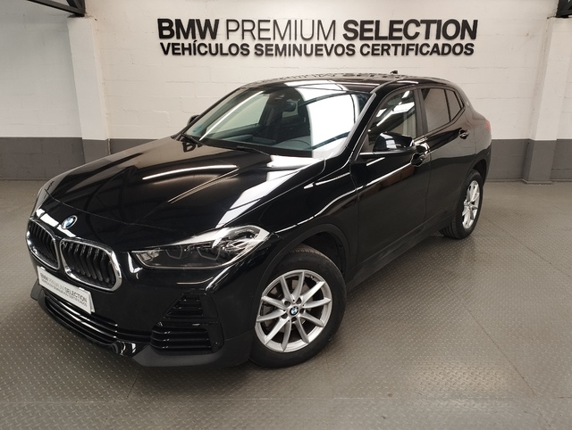 BMW X2 sDrive18d color Negro. Año 2021. 110KW(150CV). Diésel. En concesionario Autoberón de La Rioja